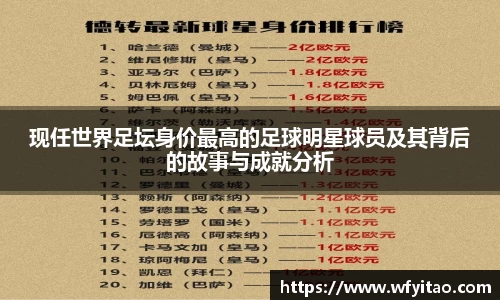 现任世界足坛身价最高的足球明星球员及其背后的故事与成就分析